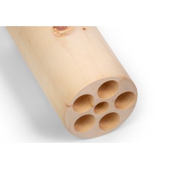 Fascia roll made of arolla pine wood, intensive massage