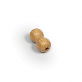 small fascia double ball made of bamboo, intensive massage  