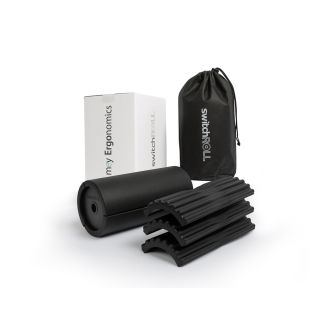 Fascia training  - starter set -   switchROLL smooth incl. extension set grooves, hard, for exchange